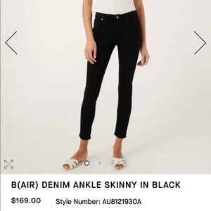 NWT 7 for All Mankind B(air) Black Skinny-29